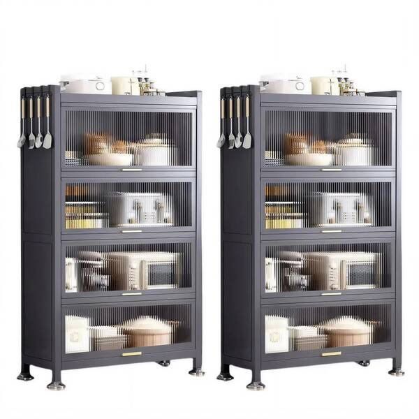 OrganizaDuo — 2 armários pretos
